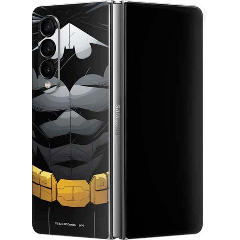 DC Comics Batman Chest Comic art Galaxy Z Fold4 5G Skin
